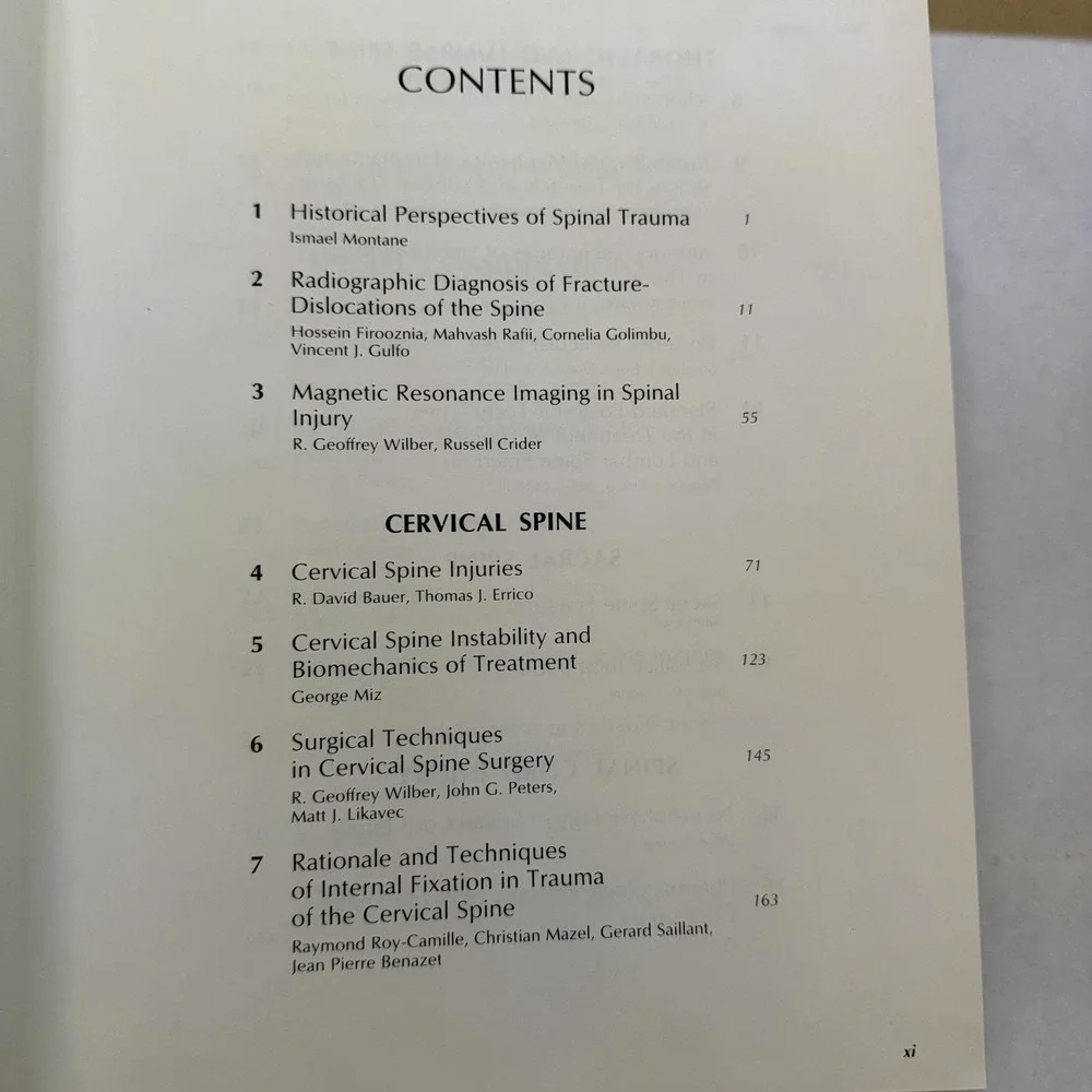 SPINAL TRAUMA By Thomas J. Errico & R. David Bauer - Hardcover